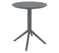 Mesa plegable sky plástico gris oscuro 60x60x74 cm