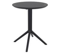 Mesa plegable sky plástico negro 60x60x74 cm