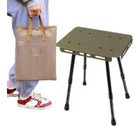 Mesa Plegable | Taburete Robusto Ajustable en Altura Antideslizante | Mesa Bandeja Plegable - Para Espacios Pequeños Apartamento Dormitorio Viajes Salas De Clase Conferencias Cocina Casa