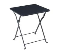 Mesa plegable vegårshei acero 45x40x40 cm - negro [en.casa]