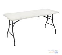 Mesa Plegable Y Plegable En HDPE Happy Hour Color Blanco Cm 247x76x74
