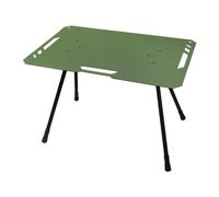 Mesa portátil, mesa de picnic plegable de aleación de aluminio, muebles de cocina de camping plegables duraderos, equipo de exterior multifuncional para soportar 35 kg para barbacoa, randon