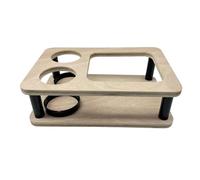 Mesa portátil para aperitivos con bandeja resistente, soporte para platos, estante de exhibición de postres, accesorio para el hogar para organizadores de sofá de relajación