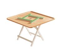 Mesa portátil plegable para juegos de cartas y dominó con patas plegables, fácil instalación y almacenamiento, superficie duradera para uso en interiores y exteriores
