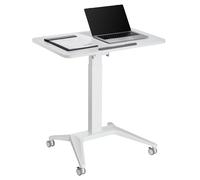Maclean Mesa escritorio para portátil MC-453W, ajuste neumático, 80×52 cm, 8 kg máx, 109 cm