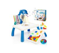 Mesa proyector de dibujo infantil, azul, para uso en interiores, a partir de 3 años, juguete educativo unisex.