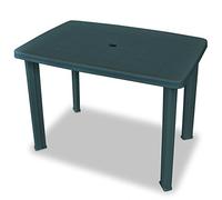 Mesa rectangular modular, Made in Italy, 101 x 68 x 72 cm, color verde