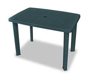 Mesa rectangular modular, Made in Italy, 101 x 68 x 72 cm, color verde