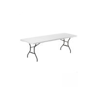 Mesa Rectangular Plegable Blanco Lifetime 245 X 76 X 74 CM MKP