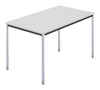 Mesa rectangular, tubo cuadrado cromado A x P 1200 x 800 mm