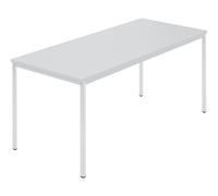 Mesa rectangular, tubo cuadrado revestido A x P 1600 x 800 mm