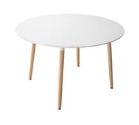 Mesa redonda 120cm blanca martha