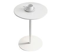 Mesa redonda de bar de bistró con mesa de metal de mostrador alto para cocina y sala de estar