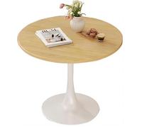 Mesa redonda de bar de bistró, mesa de centro de negociación de ocio con tulipanes para sala de estar, balcón y comedor