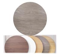 Mesa redonda de madera para restaurante y conferencia, panel de repuesto impermeable duradero, superficie de mesa de café, 36 pulgadas