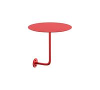 Mesa Redonda Montada En La Pared Auxiliar Colgante Que Ahorra Espacio | For Bubble Tea Shop Cafe Cafetería pequeña Mostrador Snack Bar Muebles(35x45cm red)