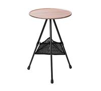 Mesa redonda plegable de aleación de aluminio para exteriores, suministros de equipo de viaje, portátil, mesa de camping al aire libre
