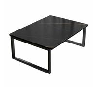 Mesa redonda plegable de estilo japonés, mesa baja de tatami de dormitorio, mesa de mármol de losa de roca, mesa de comedor, pequeño escritorio para la sala de té de la ventana de laurel (estilo