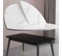 Mesa redonda plegable de madera de 180 cm para eventos y fiestas, fácil de usar, diseño sin patas, ideal para catering y cenas familiares (color 2)
