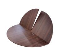 Mesa redonda plegable de madera, diámetro expandible para un uso versátil, fácil solución de almacenamiento