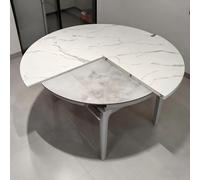 Mesa redonda plegable, extensor de madera para mesas redondas, 150 cm, diseño que ahorra espacio, portátil y cómodo, perfecto para eventos y reuniones