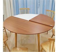 Mesa Redonda Plegable Impermeable Para Interior Y Exterior,La Mesa Redonda De Madera De 120cm-200cm De Diámetro，Ahorra Espacio, Uso Interior/exterior Para Fiestas/reuniones(Yellow,Dia 170cm)