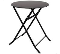 Mesa redonda plegable jardín metal Aktive, 61047