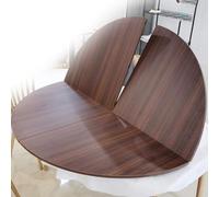 Mesa redonda plegable moderna para uso en interiores, fácil de almacenar y transportar para todo tipo de clima, material de madera, diseño plegable, ideal para banquetes y juegos de cartas, 160 cm,