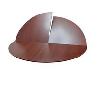 Mesa redonda plegable, tablero multicapa duradero para comedor, picnic, eventos, uso en interiores y exteriores, superficie de repuesto (estilo y, 220 cm)