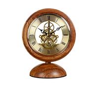 Mesa Reloj China Estilo Retro Relo de Madera Maciza Reloj Casa de la Sala de Estar del hogar Descripción del Escritorio del Escritorio del Escritorio del Escritorio del Escritorio 5.90 Pulgadas Reloj