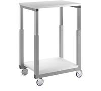 Mesa rodante ESD RAU, tablero de melamina