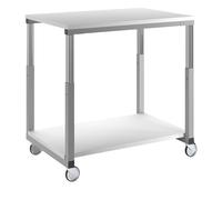 Mesa rodante ESD RAU, tablero de melamina