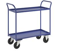 Mesa rodante KM41 Kongamek, 2 pisos con remate, L x A x H 1080 x 450 x 1000 mm