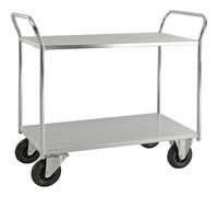 Mesa rodante KM41 Kongamek, 2 pisos, L x A x H 1080 x 450 x 975 mm