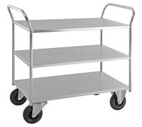 Mesa rodante KM41 Kongamek, 3 pisos, L x A x H 1070 x 550 x 975 mm