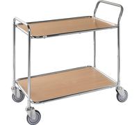 Mesa rodante Kongamek, 2 pisos, L x A x H 1020 x 555 x 965 mm