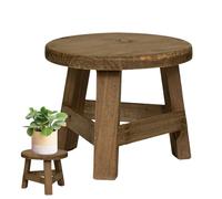 Mesa soporte para plantas, soporte para palets para plantas, taburete de soporte para plantas en maceta de madera - Mesa de pie para exhibición de plantas en interiores, balcón, estudio
