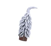 Mesa superior inclinada árbol de Navidad pieza decorativa hojas de mascotas y base de madera para festival animar árbol de Navidad inclinado originación