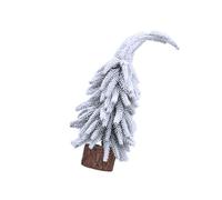 Mesa superior inclinada árbol de Navidad pieza decorativa hojas de mascotas y base de madera para festival animar árbol de Navidad inclinado originación