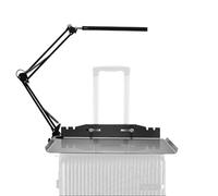 Mesa Tatuaje Portátil con Lámpara Plegable, Mesa de Trabajo con Soporte para Herramientas, Escritorio Fijo para Salir a Trabajar, Para Belleza, Manicura, Tatuajes