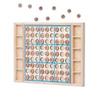 Mesa Tile Match - Ligneous Digit Panel Juguetes Académicos Gadget Académico Sociabilidad Caja de Aprendizaje Aritmética Potente, Puzzles Con Diferentes Niveles De Razones, Evaluación Inventiva