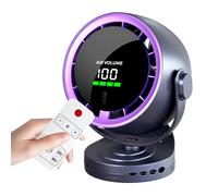 Mesa Top Remote Fan, Cordless Digital Display Table Fan, Powerful Quiet Airflow, diseño compacto recargable, ajustable Speed Settings, Perfect for Home Workplace Apartment Dorm Personal Cooling