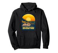 Mesa Verde Colorado Parque Nacional Retro Atardecer Sudadera con Capucha