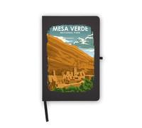 Mesa Verde National Park Colorado USA - Cuaderno, páginas en blanco, cubierta de piel sintética, planificador, diario, cuaderno de trabajo
