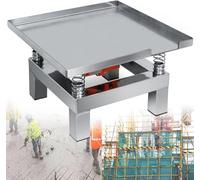 Mesa Vibratoria Corete Pequeña para Cemento Y Arena, Mesa Vibratoria Eléctrica De Acero Inoxidable, Plataforma Vibratoria para Bloques De Prueba Beh, 3000 RPM., 110V, 350 * 350mm