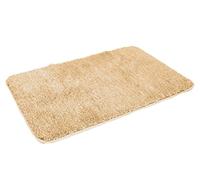 MESANA Kinzler Alfombrilla para baño Microfibra Microfibra políster marrón Claro 60 x 100 cm mágica Alfombra para Absorber liquidos