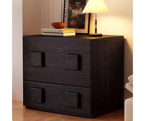 Mesas Auxiliares For Dormitorio, Mesita De Noche con Cajones Y Puertas De Gabinete Que Se Abren hacia Abajo, Manija Cuadrada For Almacenamiento Categorizado