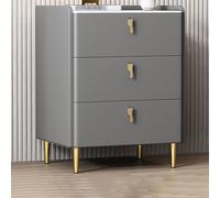 Mesas auxiliares para sala de estar, mesa auxiliar con 3 cajones, mesita de noche de madera con patas cónicas, ideal para dormitorio, sala de estar y pasillo