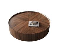 Mesas Auxiliares Pequeñas Mesa de Centro Moderna Mesa de centro de madera maciza, mesa de centro moderna y sencilla, mesa de centro redonda, adecuada for sala de estar, dormitorio, oficina Mesas de Ce