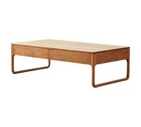 Mesas Auxiliares Pequeñas Mesa de Centro Moderna Mesa de centro de madera maciza, mesa de té for sala de estar de madera de cerezo, mesa de centro Rectangular for el hogar, mesa de centro moderna Mesa